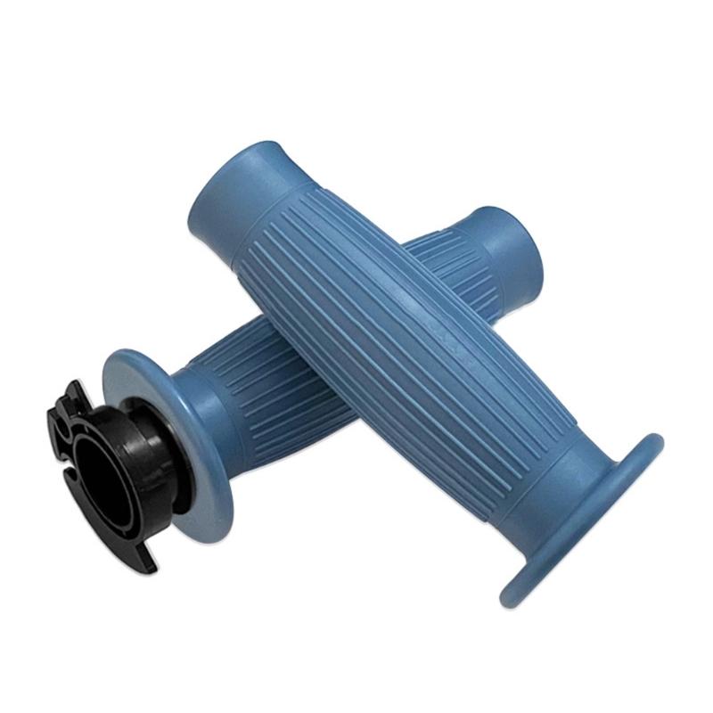 Мотоциклетные рукоятки 22/24 мм противоскользящие рукоятки руля мотоцикла мотоциклетные рукоятки мотоциклетные рукоятки наконечники руля 2 шт. в упаковке серый/синий